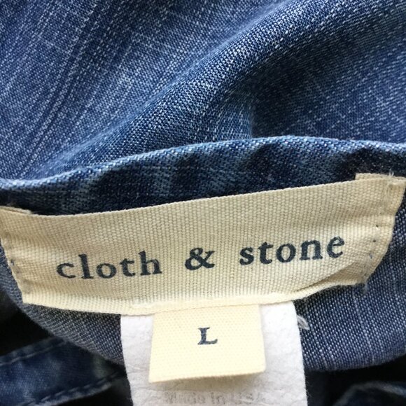 Cloth & Stone Chambray Halter Top l - Picture 6 of 8